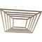 Ekena Millwork Raven Wood Fretwork Pierced Ceiling Medallion, Hickory, 16"OD x 5 7/8"ID x 3/8"T CMWP16X16X0375RAHI - alternate 5